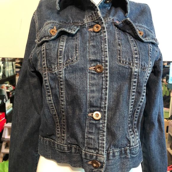 Hollywood short jean jacket size small - Picture 2 of 16